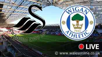 Swansea City vs Wigan Athletic Live: Score updates as Rhian Brewster's debut strike levels the game