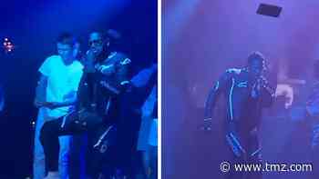 Antonio Brown Performs First Show in FL, Throws Cash Onstage