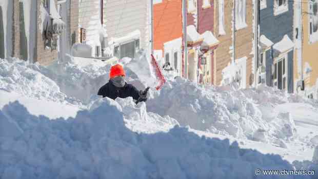 Ottawa sending help to Newfoundland following historic snowstorm