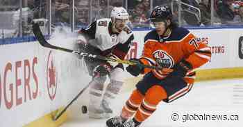 Edmonton Oilers strike early and often on way to win over Coyotes