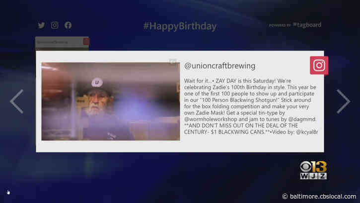 Union Craft Brewing Employee Celebrates 100th Birthday