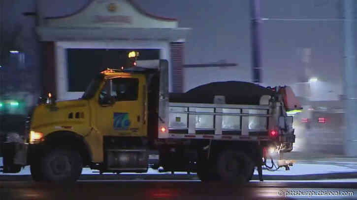 PennDOT Road Crews And Drivers Prepare For Possible Icy Conditions