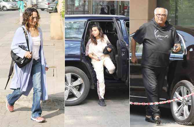 Adhuna Akhtar, Shibani Dandekar, Boney Kapoor visit Shabana Azmi at Kokilaben Ambani Hospital