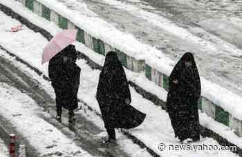 Snow shuts schools, delays flights in Iran capital