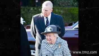 Queen Elizabeth Attends Sunday Church Service with Prince Andrew