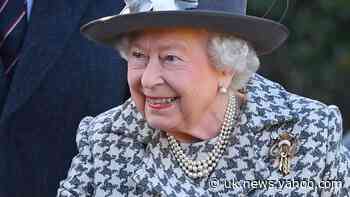 Queen smiles during first appearance after Sussexes split from royal family