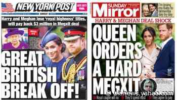 'The Great British Break Off': How North American And UK Newspapers Reported Meghan And Harry's Exit