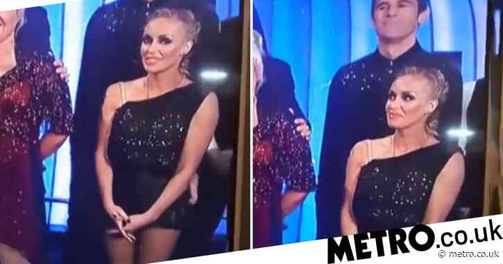 Dancing On Ice’s Kevin Kilbane caught ‘tickling Brianne Delcourt’s bum cheek’ and viewers are lolling