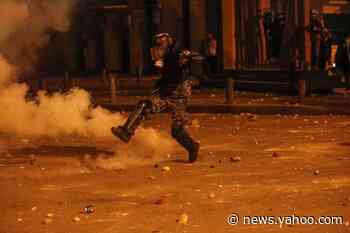 Lebanese security forces, protesters clash for second night
