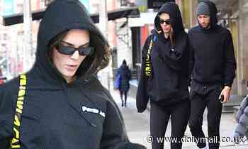 Kendall Jenner is seen with her 'on again' basketball star boyfriend Ben Simmons