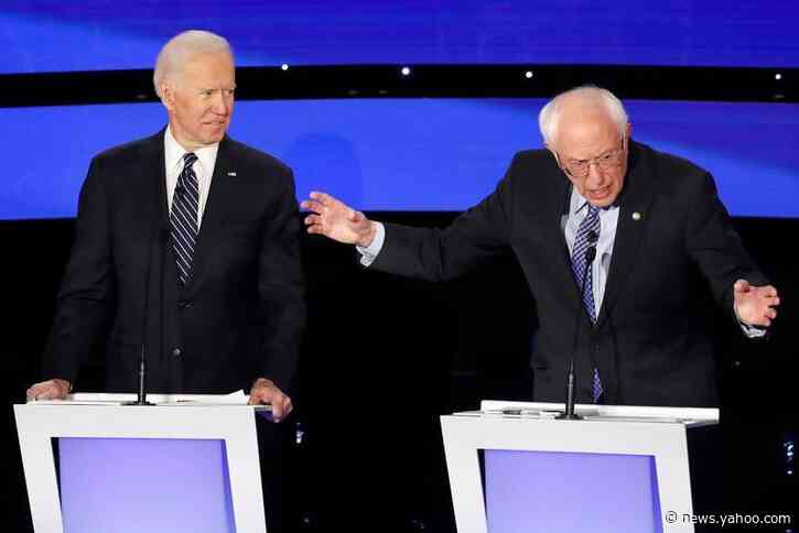 Presidential hopeful Sanders renews attack on rival Biden's Social Security record