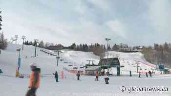 Edmontonians hit the slopes, as warmer temperatures are on the horizon