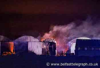 Shed and farm machinery damaged in Bushmills fire