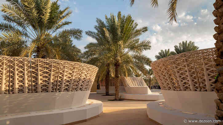 Chris Precht and Arthur Mamou-Mani use sand to 3D print pavilion in Saudi Arabia
