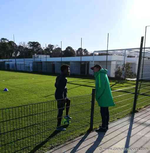 Rohr Visits Maja, Kalu at Bordeaux Training Base in France