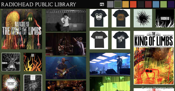 Radiohead launched an online ‘public library’ with rare tracks and a printable library card