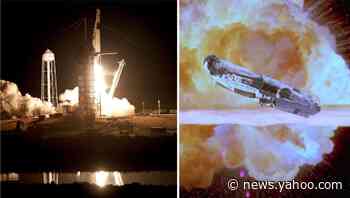 Elon Musk says the Crew Dragon spacecraft is designed to escape a fireball 'literally like something out of Star Wars'