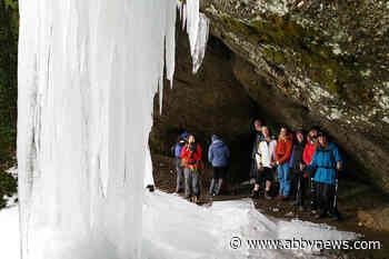 PHOTOS: Spectacular ice formations on Sumas Mountain in Abbotsford