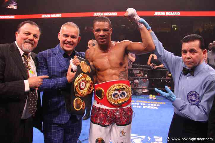 Refusing To Settle, Jeison Rosario Finds Himself A Unified Champion