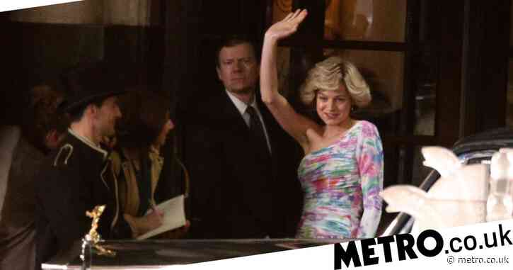 The Crown’s Emma Corrin transforms into Princess Diana for iconic scene
