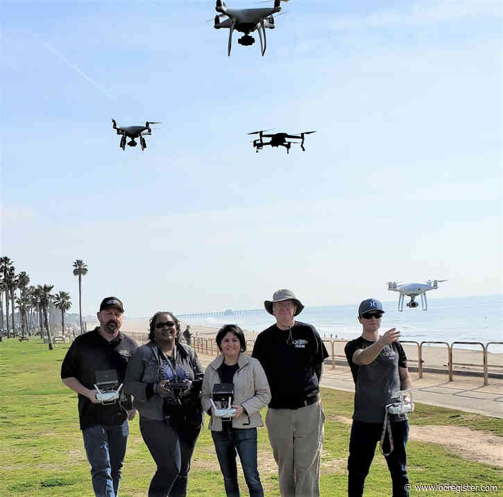 Fullerton College’s drone program is growing, now helping shark research