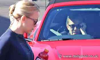Scarlett Johansson leaves the Miramar Hotel in Santa Barabara day after cancelling SBIFF appearance