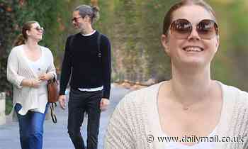 Amy Adams and husband Darren Le Gallo still look like newlyweds as they step out for juice