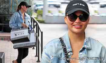 Chrissy Teigen steps out after revealing how bone broth helped her cope with postpartum depression
