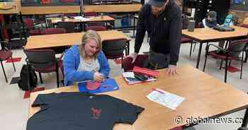 Sherwood Park students creating clothing line to combat addiction and poverty