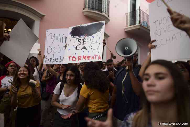 Puerto Rico protesters demand governor's resignation