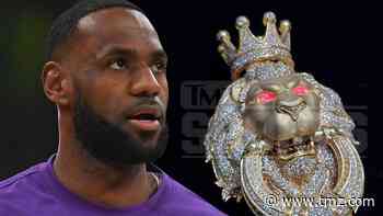LeBron James Cops Incredible Light-Up Lion Gatekeeper Pendant