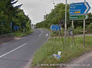 Pedestrian hit by car on Winwick Road near M62 junction
