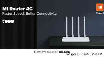 Mi Router 4C With Four Antennae, Up to 300Mbps Speed Launched in India