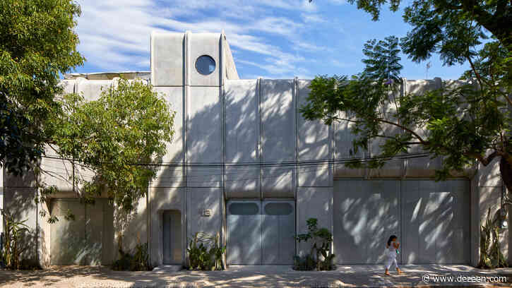 Pedro Reyes designs his own brutalist studio in Mexico City