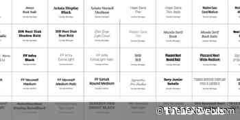 For under $50, get 50 of MyFonts’ best new font designs for all your projects.