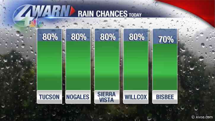 Heaviest rain moving through this morning!