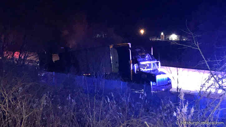 Tractor Trailer Hauling Juice Catches Fire On I-70