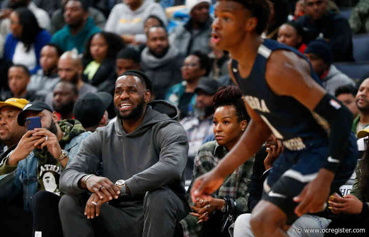 LeBron James calls fan who threw debris at his son during game ‘disrespectful’