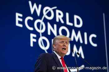 Treffen mit von der Leyen in Davos: Trump wirbt für Handelsdeal mit EU - und droht Autobauern