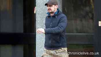 Bare-bottomed pervert performed sex act on Byker street while wearing fishnet stockings