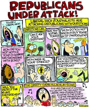 Claytoon of the Day: Liberal Hack Journalists