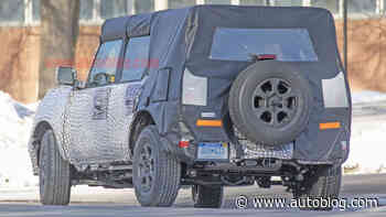2021 Ford Bronco close-ups reveal suspension and removable roof