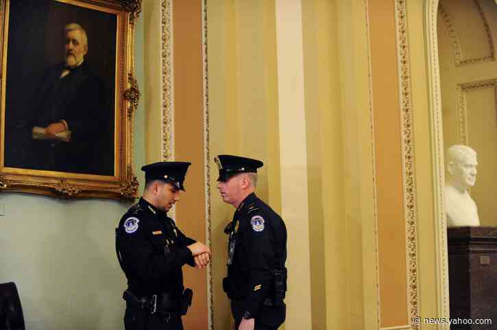 'Please do not touch me': U.S. Senate on security alert for Trump impeachment trial