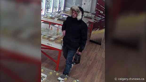 Suspect steals bank card, makes a purchase at Airdrie pot shop