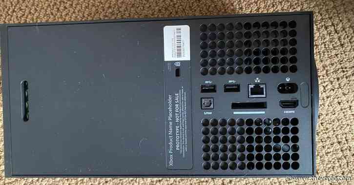 Alleged Xbox Series X photos show off the port selection