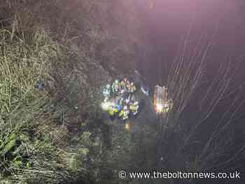 Teenage boys rescued after crash leaves car submerged in water in Moses Gate