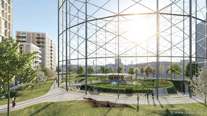 Developer proposes turning London gas holder into alligator park