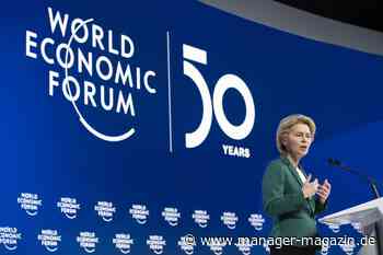 Weltwirtschaftsforum in Davos: EU-Chefin spricht über Importschranken, Prinz Charles trifft Greta