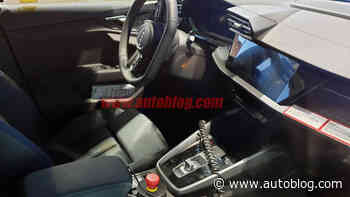 2021 Audi S3 interior completely exposed in spy photos, and it looks good