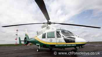Air ambulance lands at Jesmond school after man falls at construction site